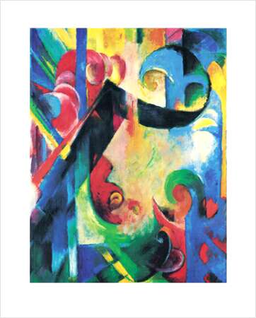 franz marc - zerbrochene formen